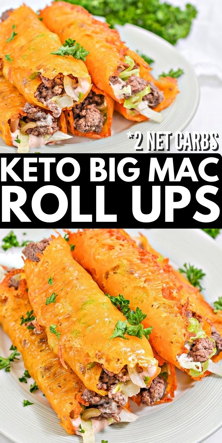 Keto Big Mac Roll-Ups