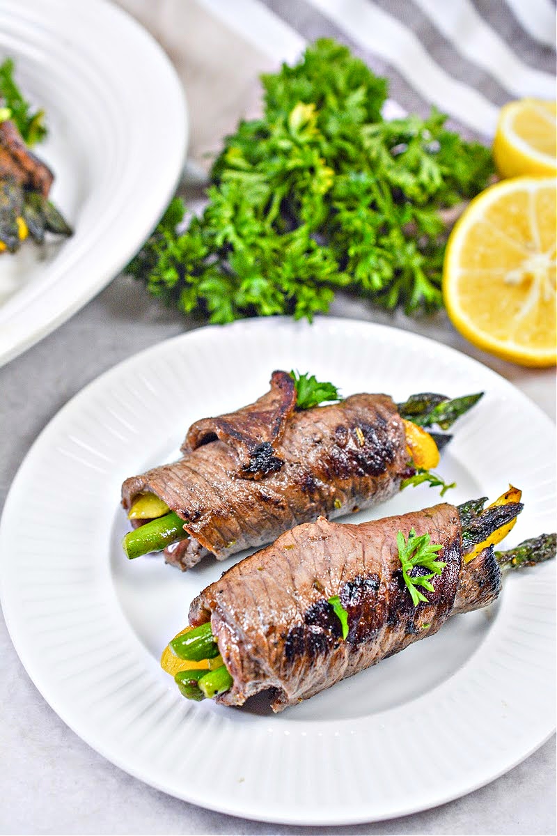 Asparagus Steak Roll-Ups