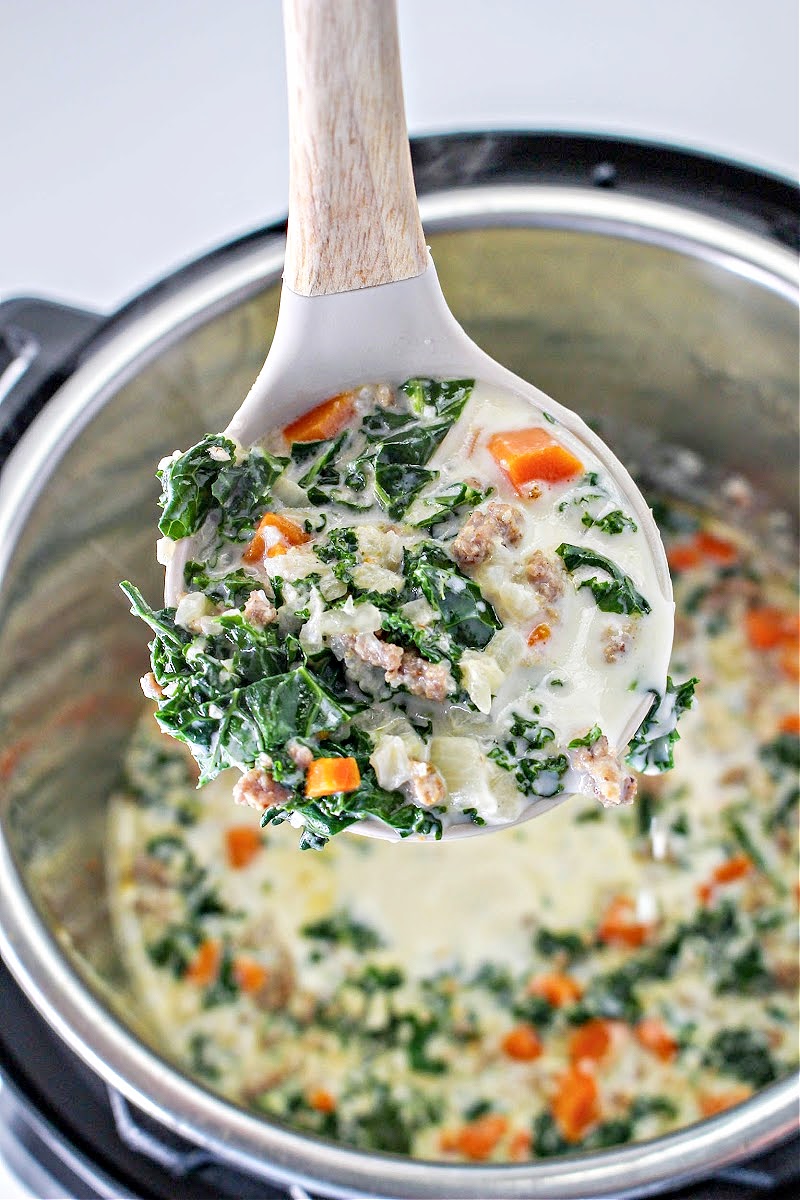 Instant Pot Low-Carb Zuppa Toscana Soup