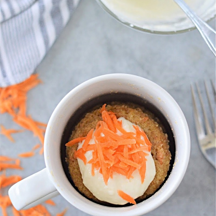 Keto Carrot Mug Cake We Want to Eat