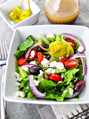 Keto Panera Copycat Greek Salad 