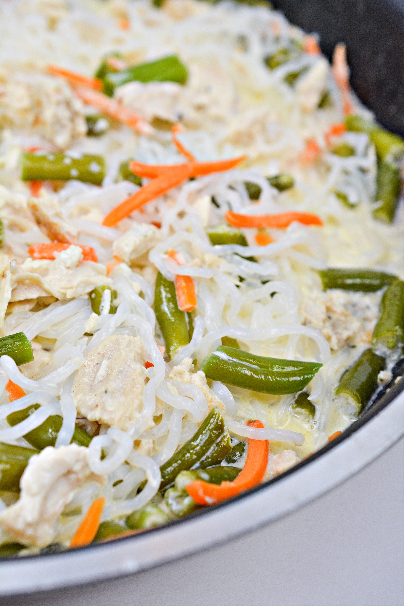 Keto TikTok Creamy Chicken Pot Pie Ramen