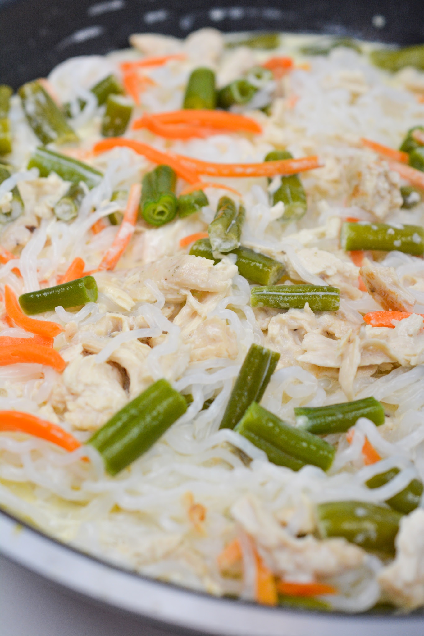 Keto TikTok Creamy Chicken Pot Pie Ramen