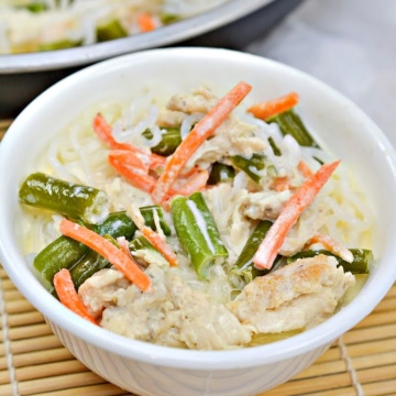 Keto TikTok Creamy Chicken Pot Pie Ramen