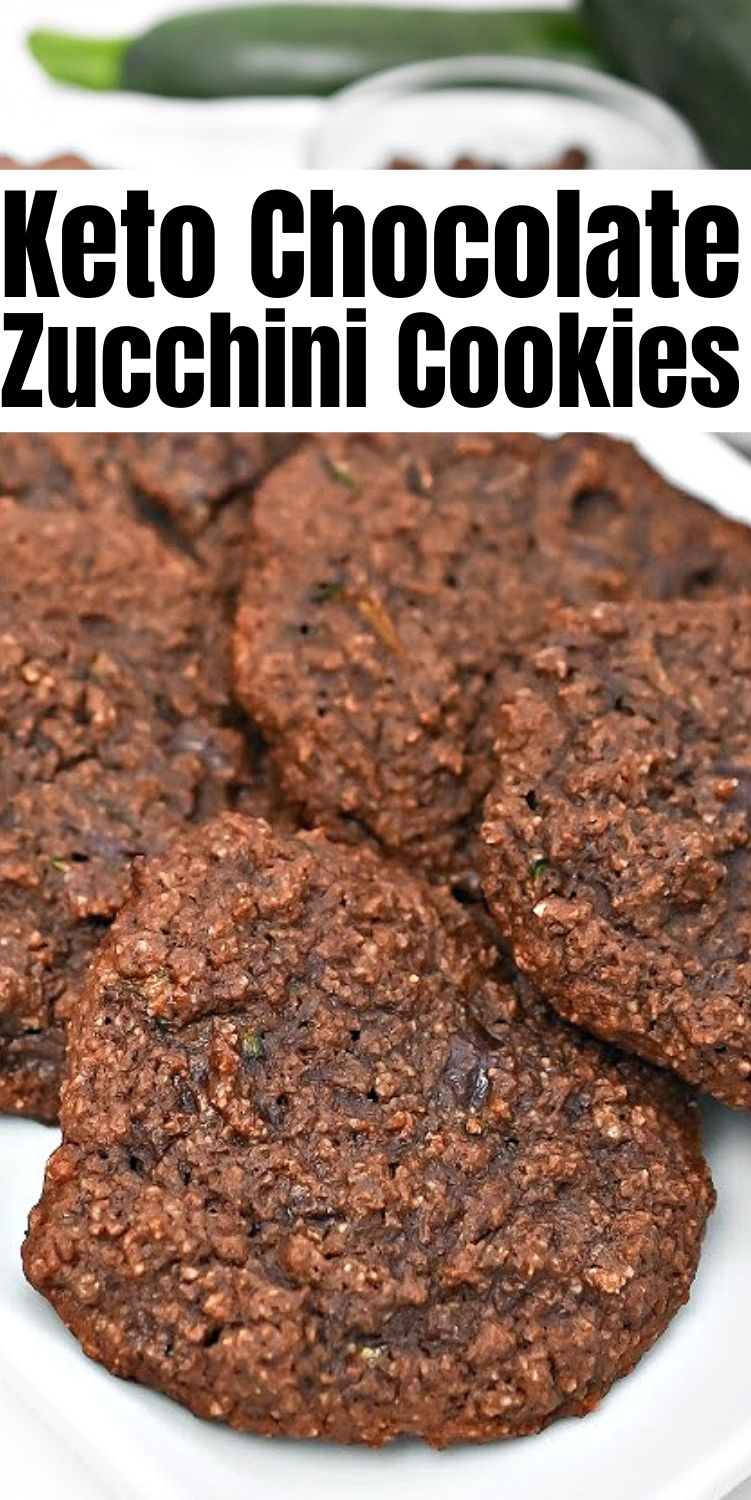Keto Chocolate Zucchini Cookies
