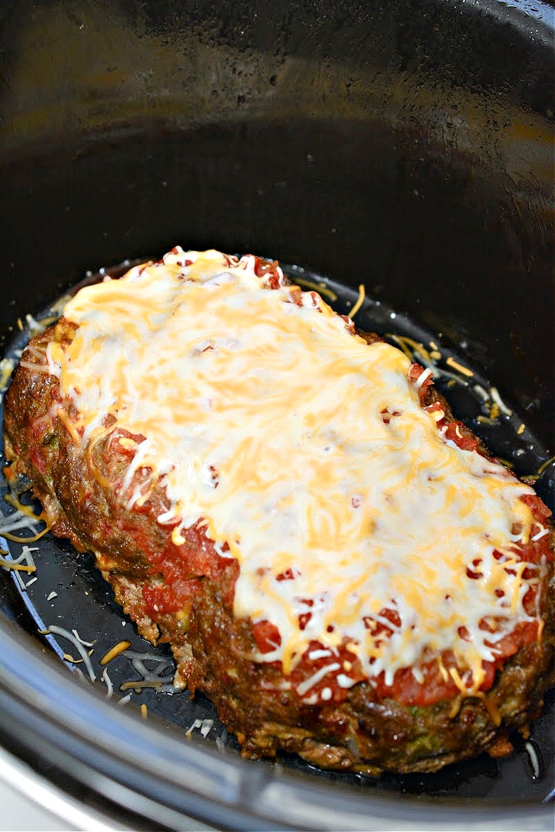 Keto Slow Cooker Taco Meatloaf