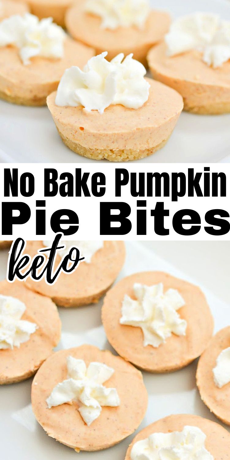 Keto No-Bake Pumpkin Pie Bites
