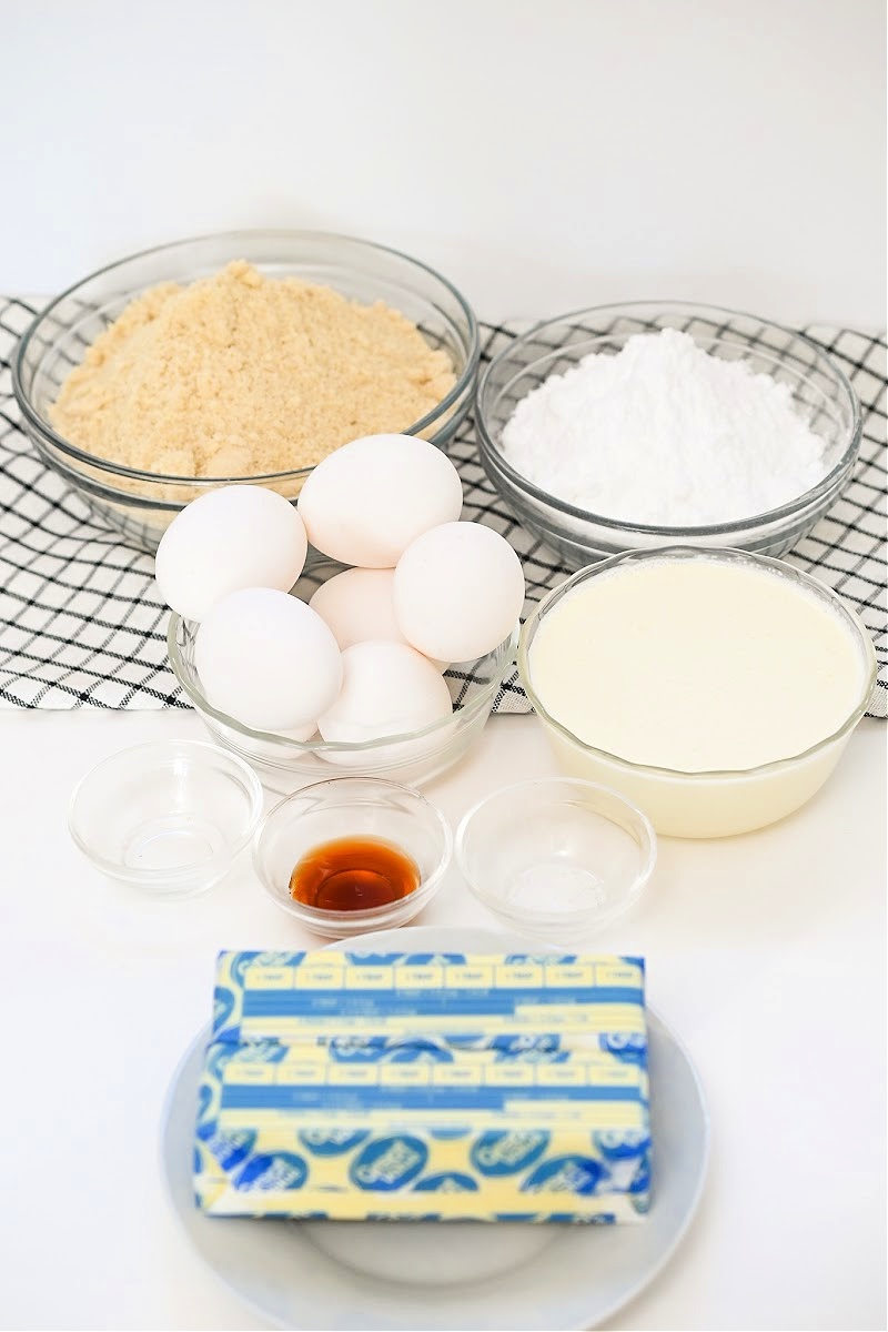 Keto Whipping Cream Cake Ingredients