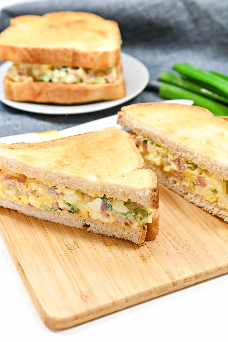 Keto Ham and Egg Salad Sandwich