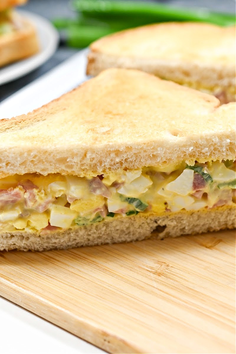 Keto Ham and Egg Salad Sandwich