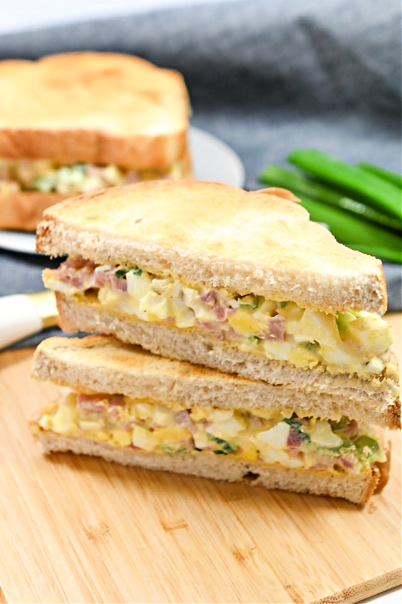 Keto Ham and Egg Salad Sandwiches