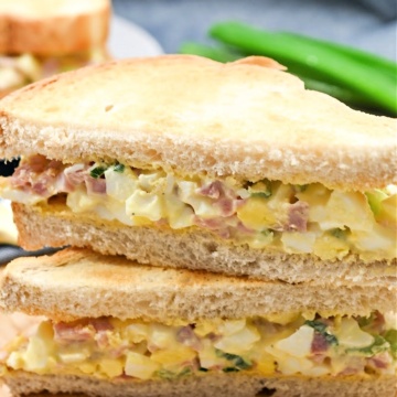 Keto Ham and Egg Salad Sandwich