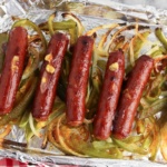 Low Carb Sheet Pan BBQ Sausage and Peppers