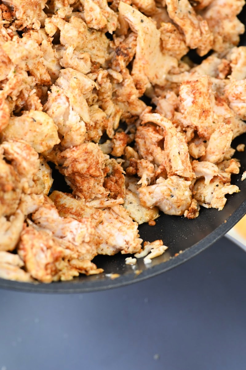 Shredded Cooked Chicken