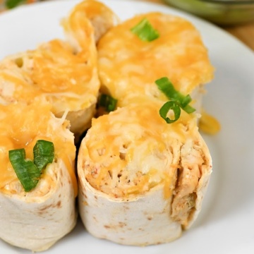 Keto Pull Apart Chicken Tacos On a plate