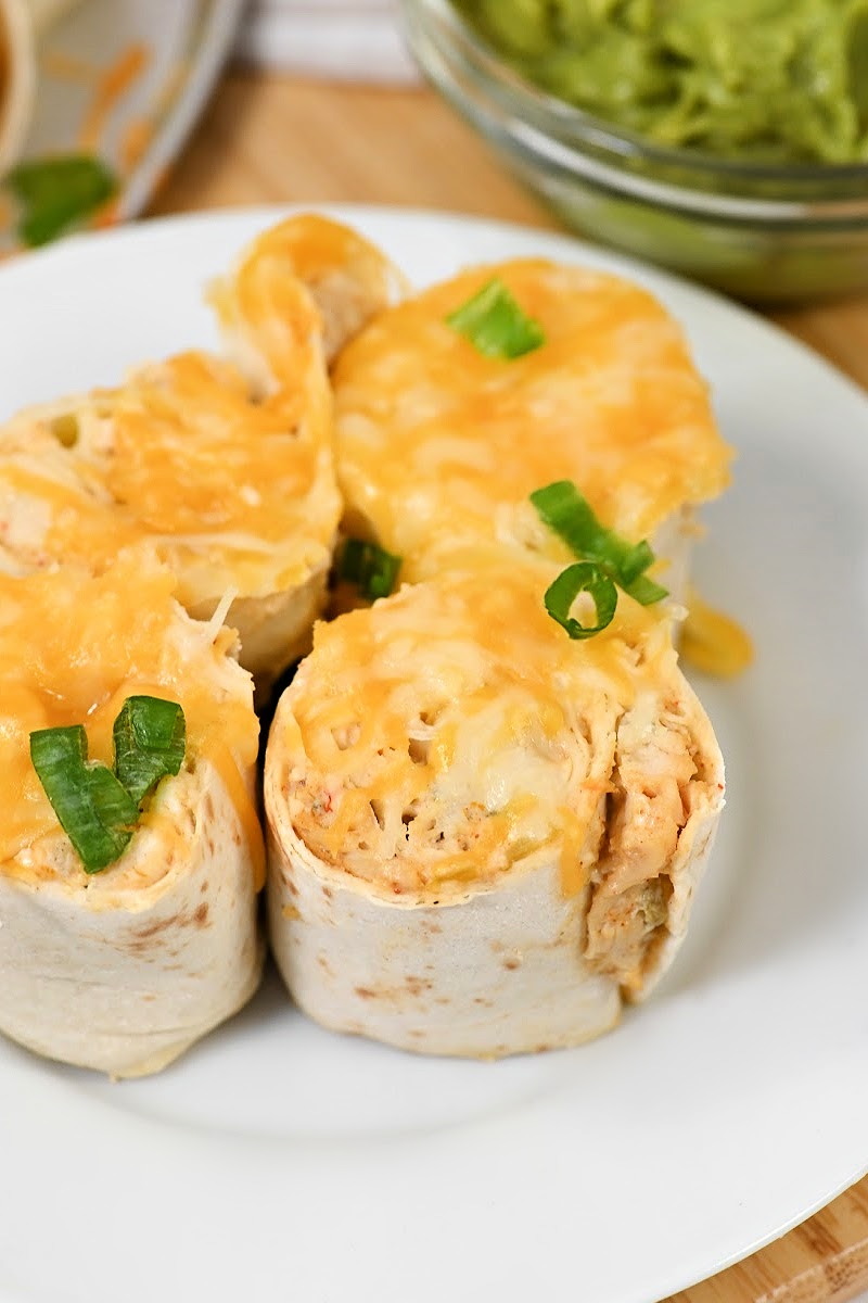 Keto Pull Apart Chicken Tacos On a plate