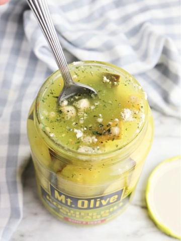 Low Carb Ranch Pickles