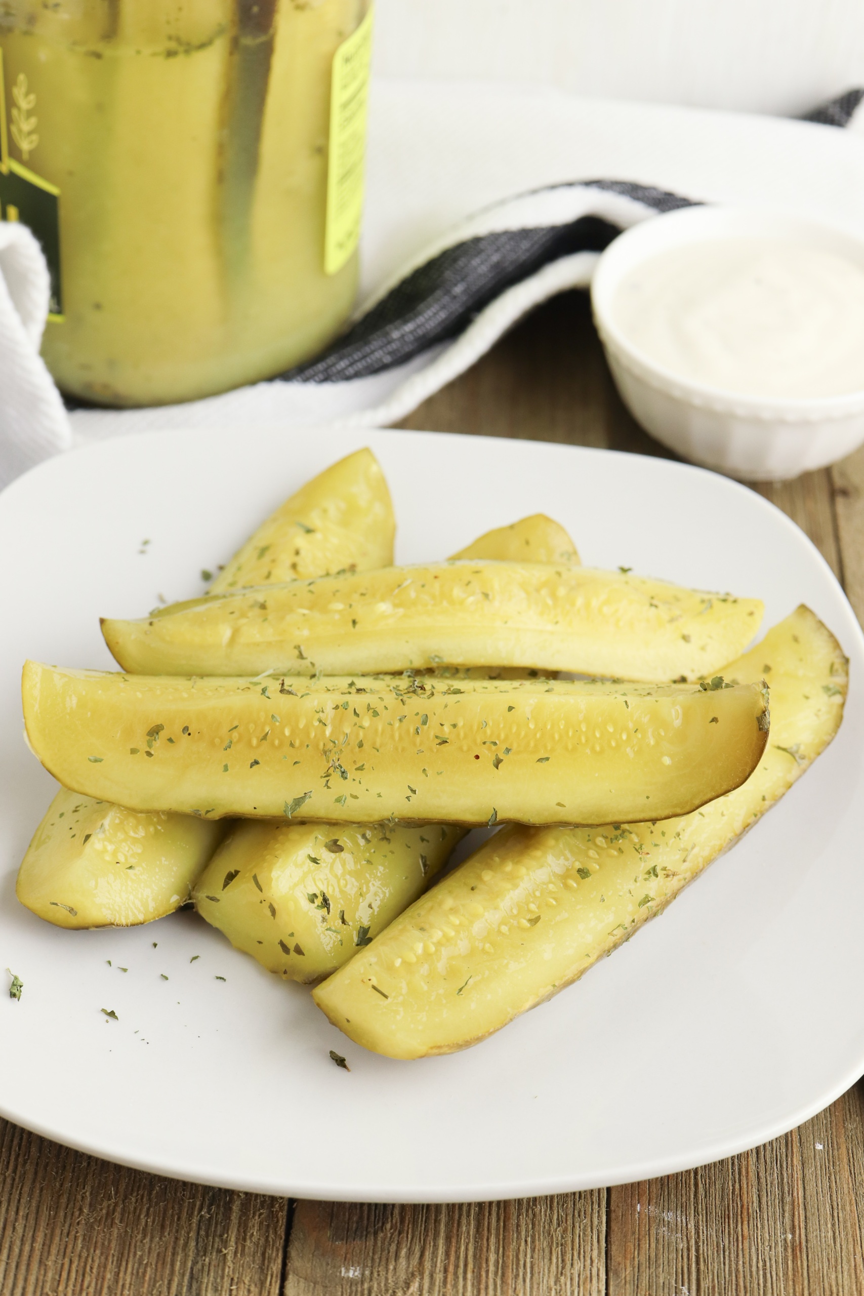 Low Carb Ranch Pickles