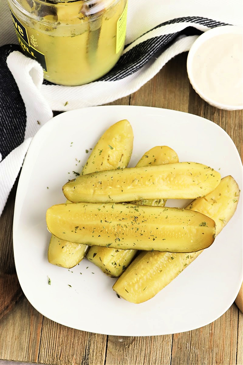 Low Carb Ranch Pickles