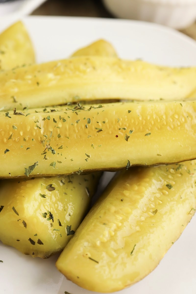 Low Carb Ranch Pickles