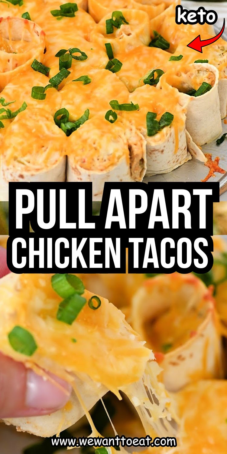 Keto Pull Apart Chicken Tacos