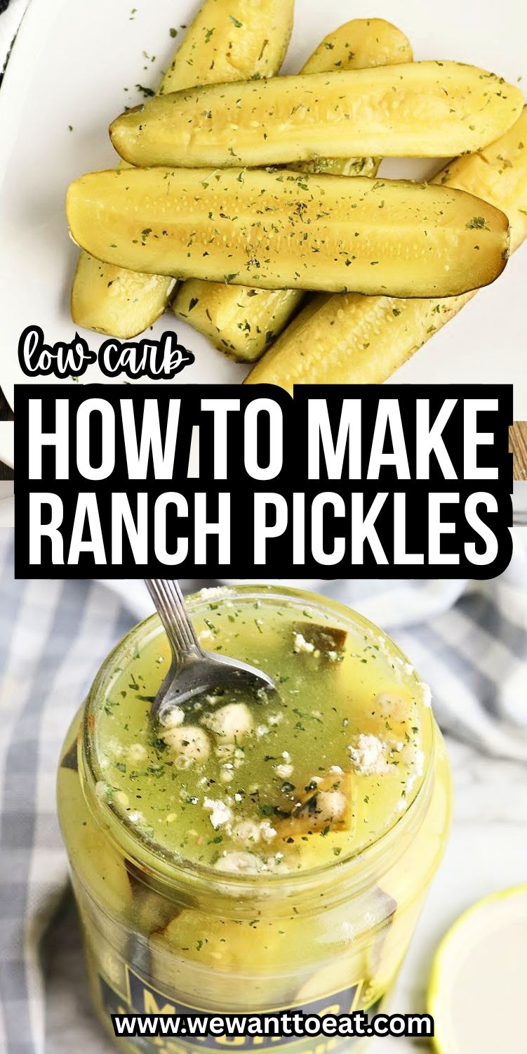 Low-Carb Ranch Pickles